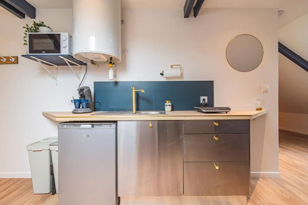 L'Azur Dore, Studio Pour 2 Voyageurs Isles-sur-Suippe Exterior foto